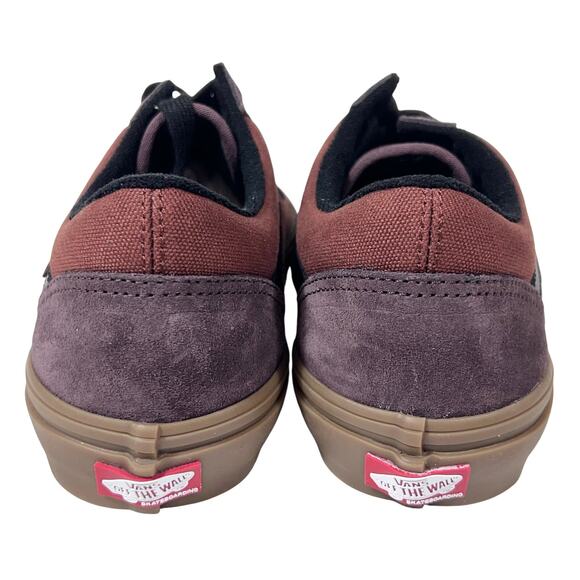 Vans Off The Wall BMX Old Skool Sneaker Shoes Men 9 Women 10.5 Brown Suede Gum - Picture 5 of 8